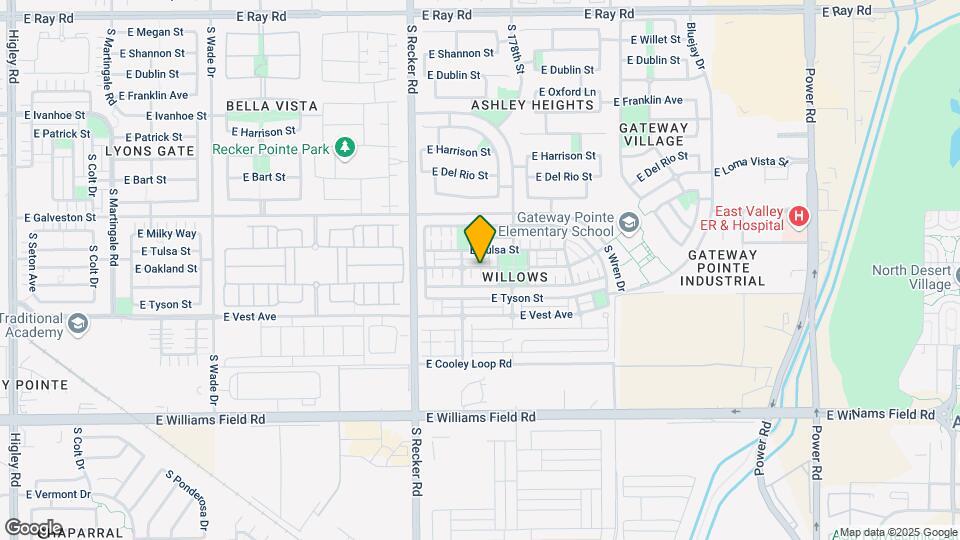 4121 E Oakland St Map and Location Details