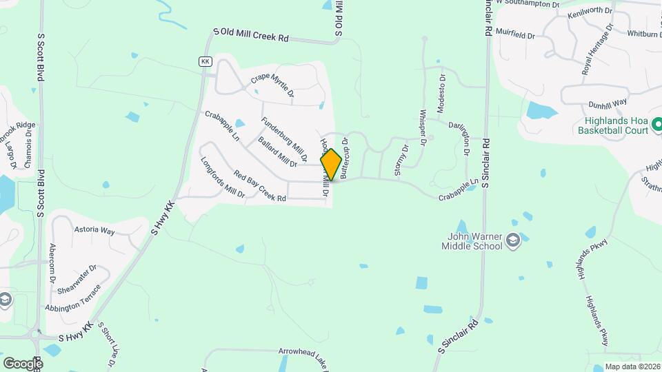 5600 Hodgsdon Mill Dr Map and Location Details