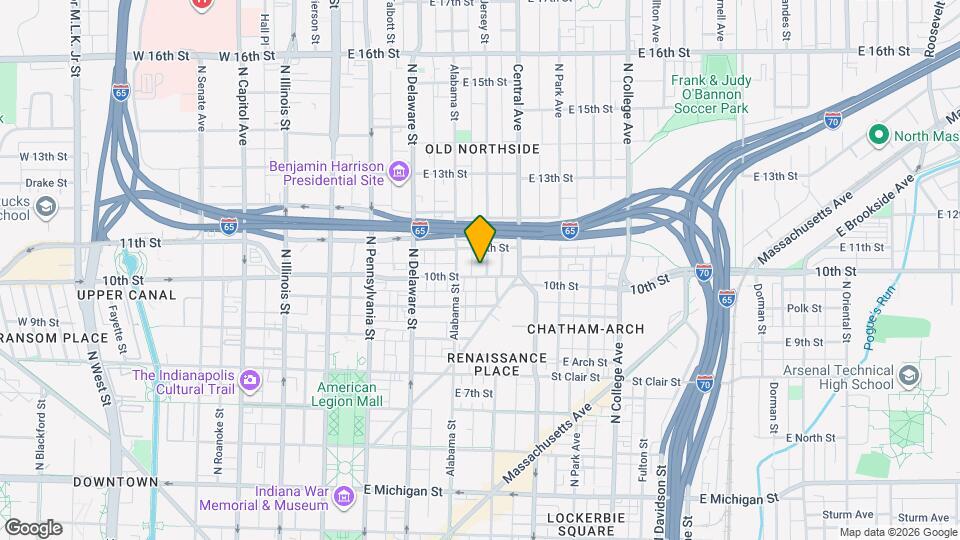 1006 N New Jersey St Mapa y Detalles de la Ubicación