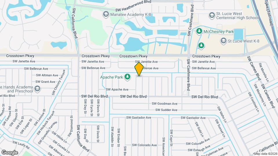 1280 SW Jacqueline Ave Map and Location Details