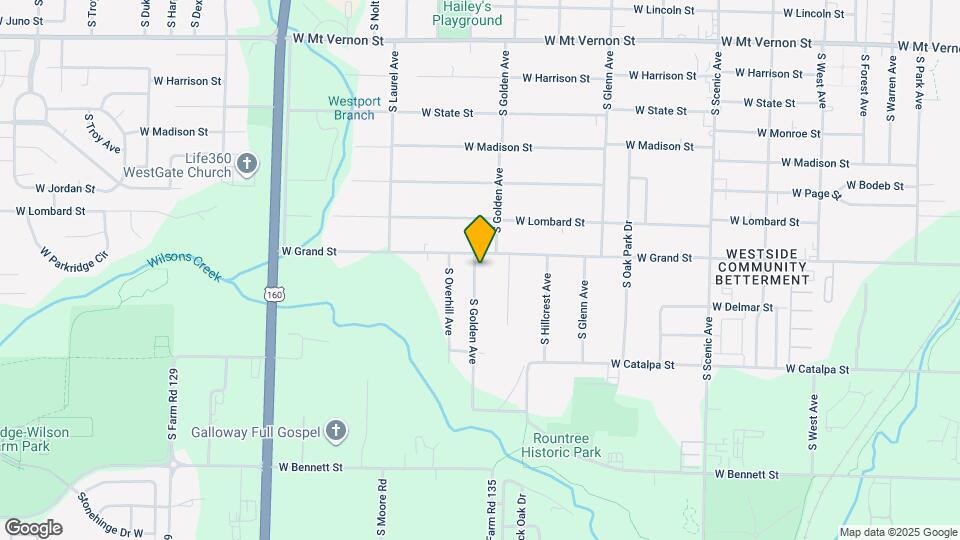 1018 S Golden Ave Map and Location Details