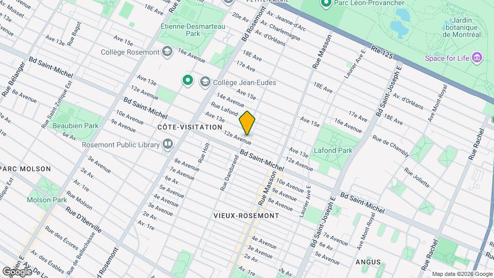 3320 Dandurand Rue Map and Location Details