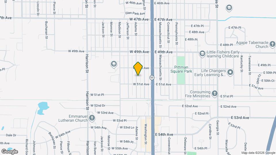 5055 Adams St Map and Location Details