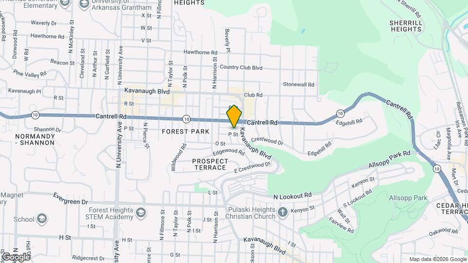 5112 P St Map and Location Details