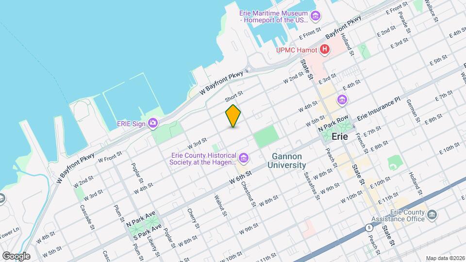 333 W 3rd St Map and Location Details