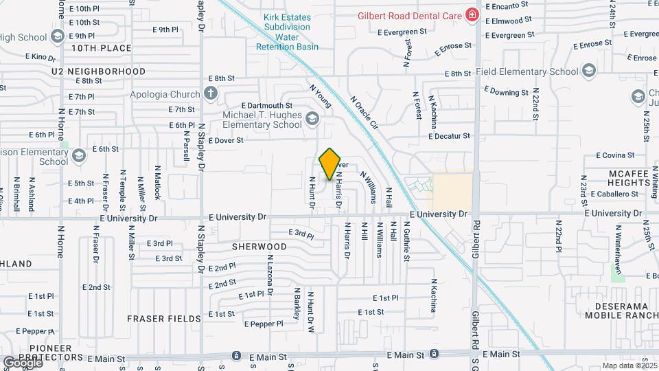 461 N Kirchoff Map and Location Details