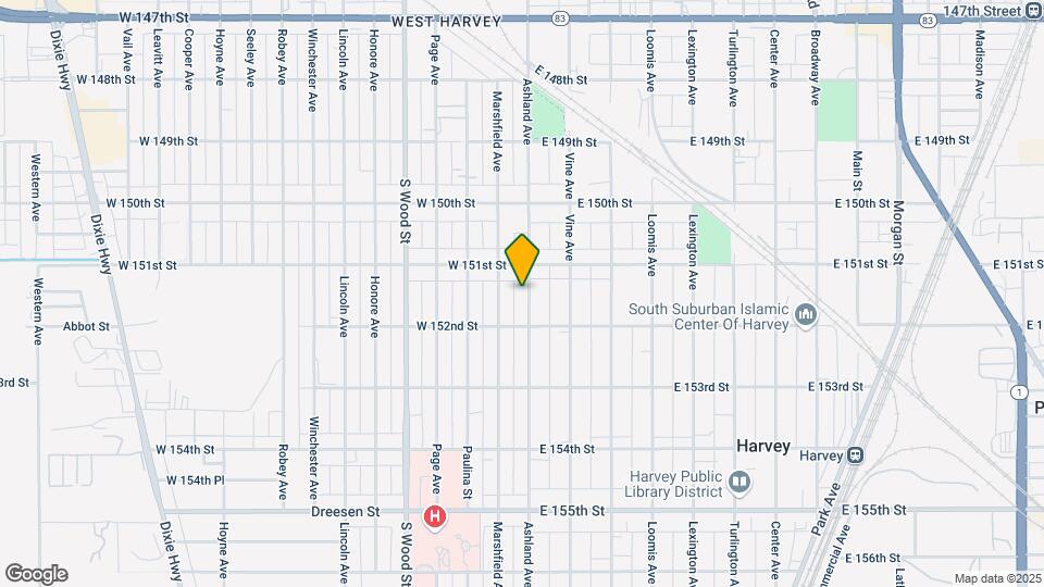 15122 S Ashland Ave Map and Location Details