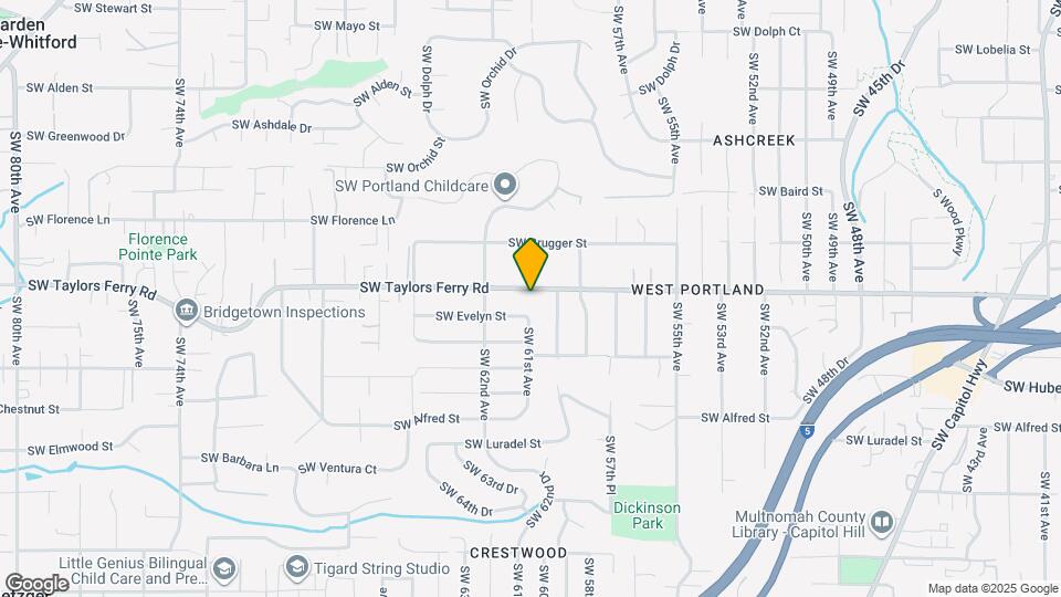 6050 SW Taylors Ferry Rd Mapa y Detalles de la Ubicación