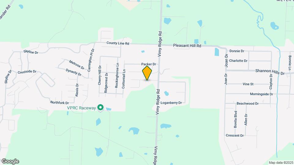 1011 Katy Ln Map and Location Details