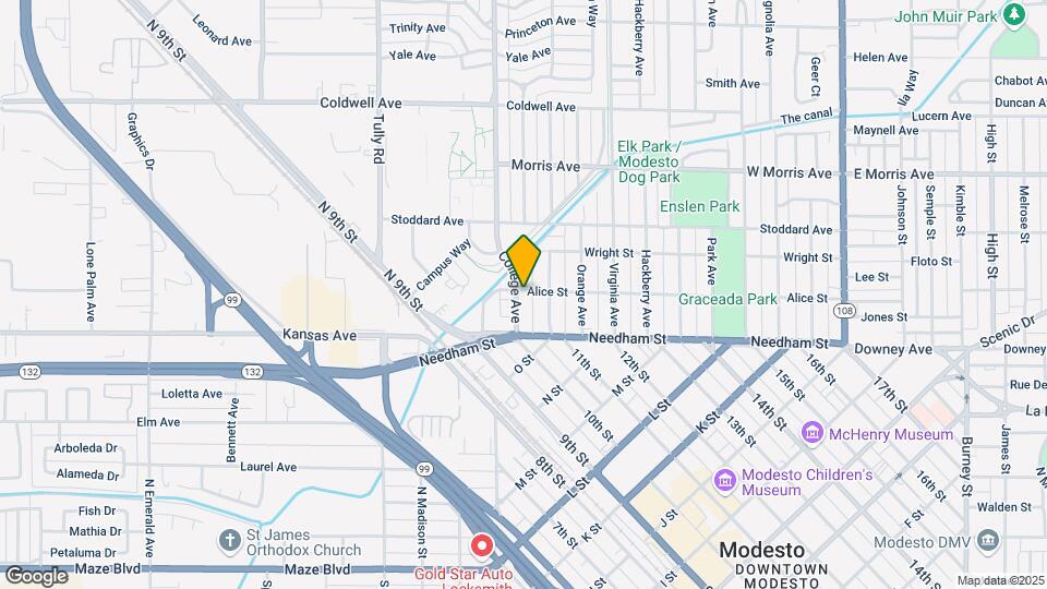 136 College Ave Map and Location Details