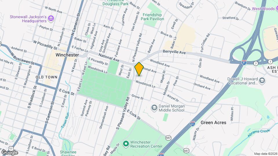 213 Kimberly Way Map and Location Details