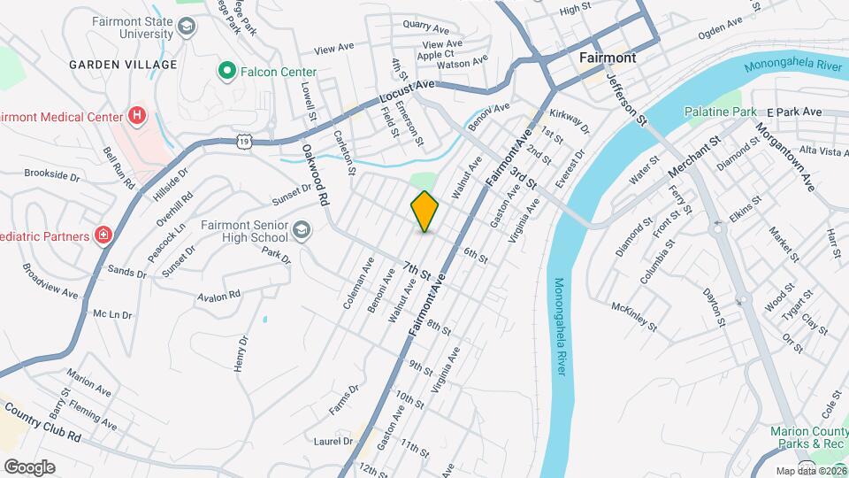 607 1/2 Walnut Ave, Unit 607 1/2 Walnut Ave Map and Location Details