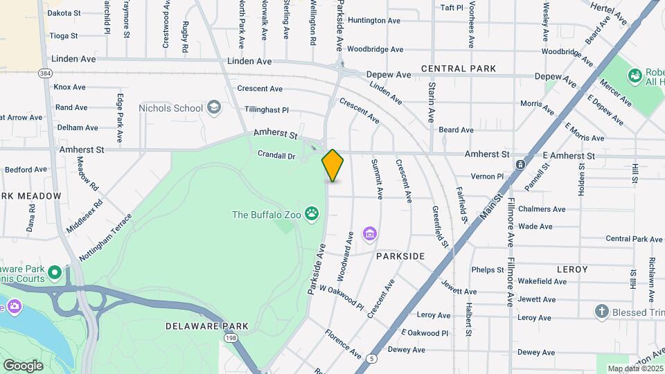 323 Parkside Ave Map and Location Details