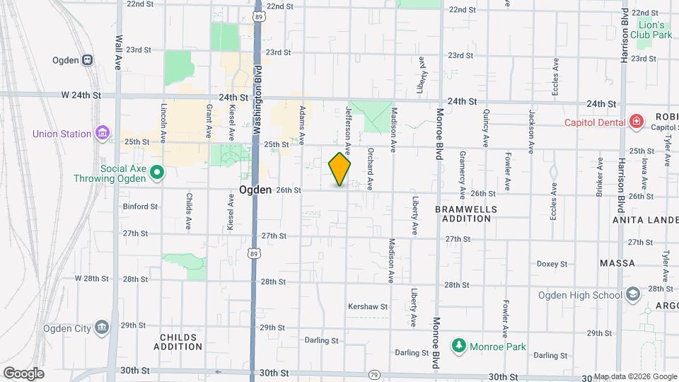 586 26th St Map and Location Details