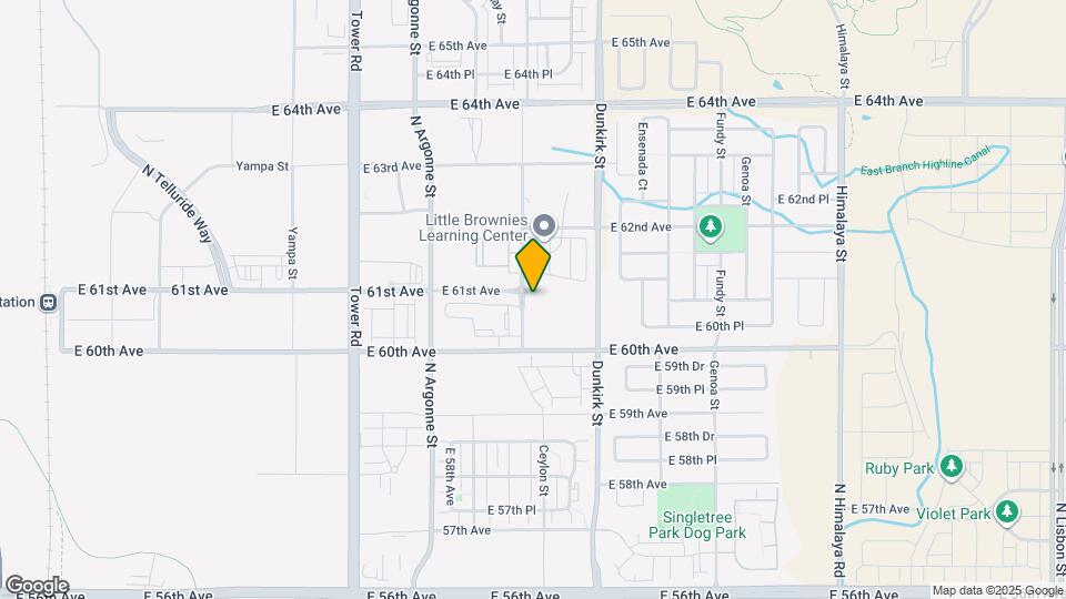 6026 N Ceylon St Map and Location Details