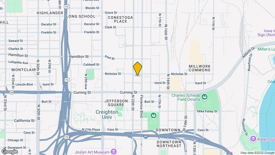 Muse Omaha Mapa y Detalles de la Ubicación