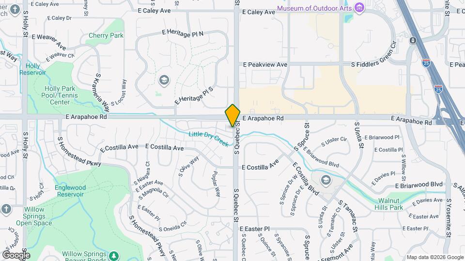 7292 E Appleton Cir Map and Location Details