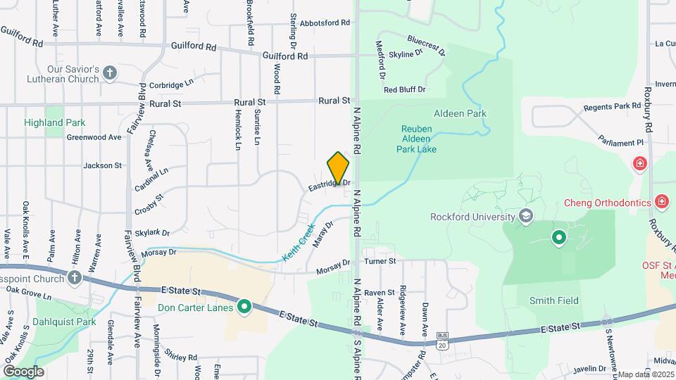 4409-4415 Eastridge Drive Mapa y Detalles de la Ubicación
