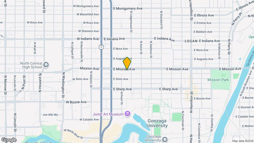 220 E Mission Ave, Unit Unit#1 Map and Location Details