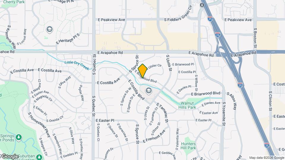 7942 E Briarwood Blvd Map and Location Details