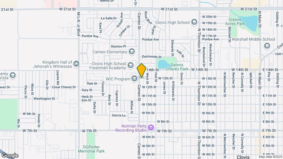 1221 Cameo St Map and Location Details