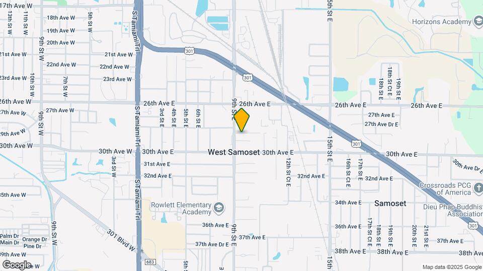 916 28th Ave Dr E Map and Location Details