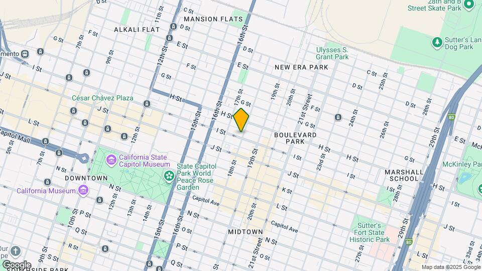 1731 I St Map and Location Details