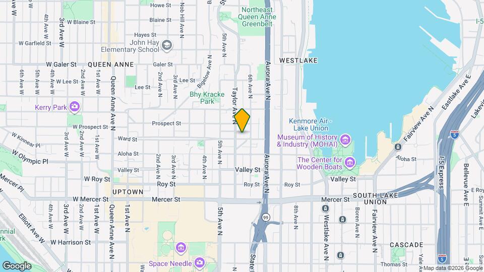 560 Ward St Map and Location Details