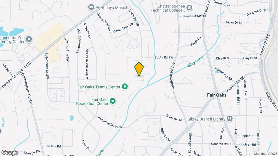 334 Pin Oak Ct SW Map and Location Details
