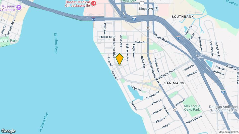 1727 San Marco Blvd Map and Location Details