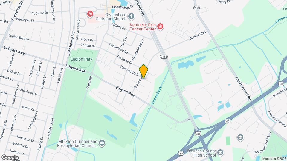 3129 Burlew Blvd Map and Location Details