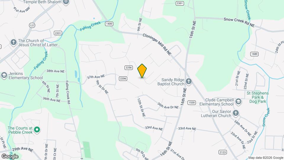 1296 37th Ave Lane NE Map and Location Details