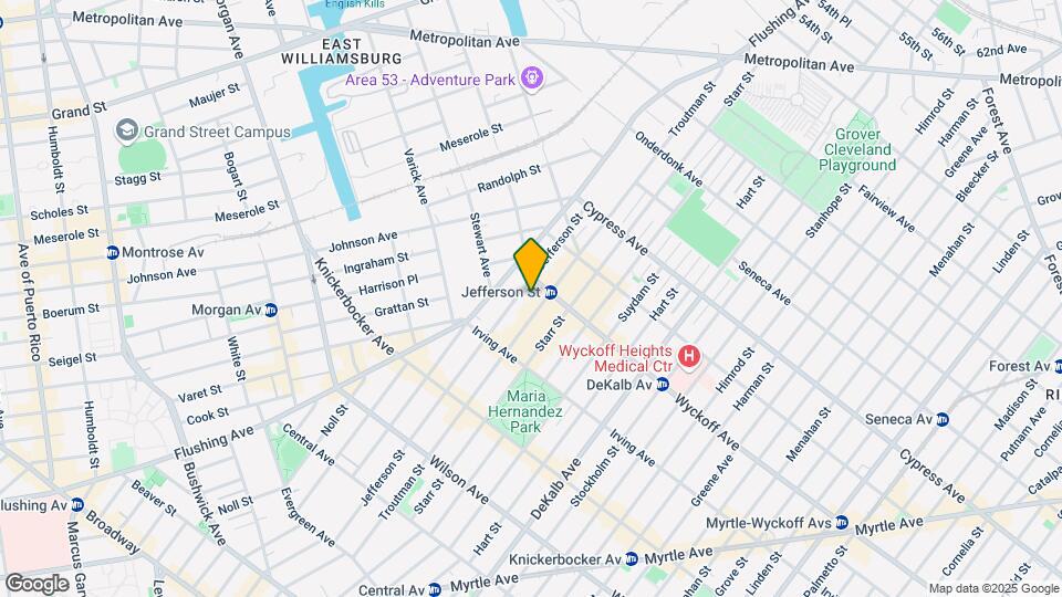 385 Troutman St Map and Location Details