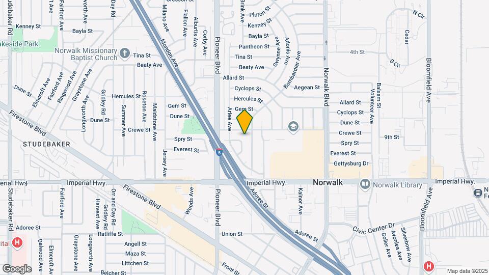 11855 Sproul St Map and Location Details