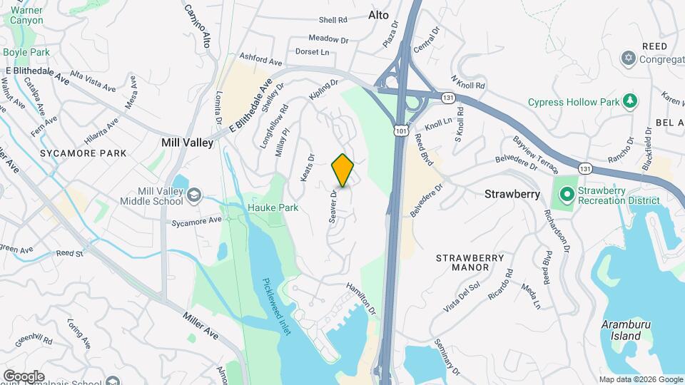 573 Seaver Dr Map and Location Details