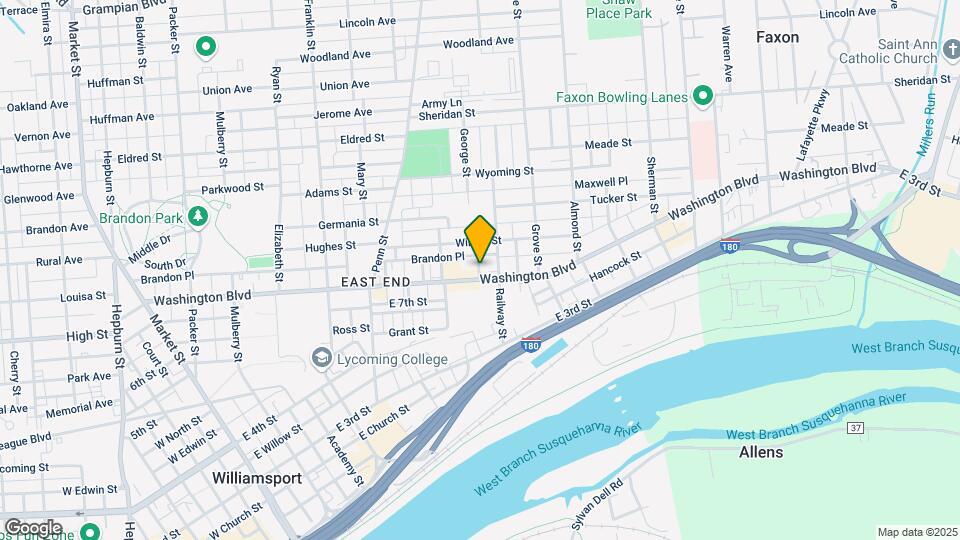639 Washington Blvd Map and Location Details