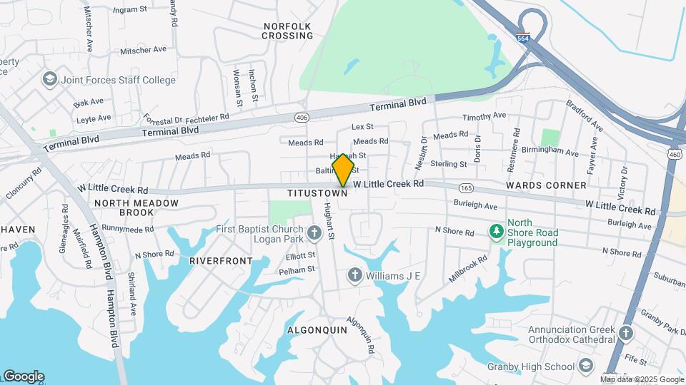 925 W Little Creek Rd Map and Location Details