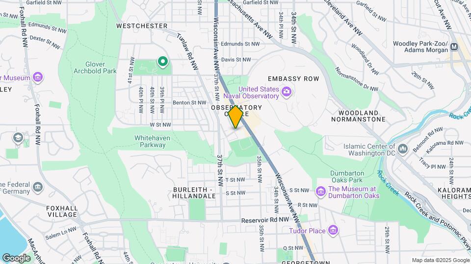 3520 W Pl NW Map and Location Details