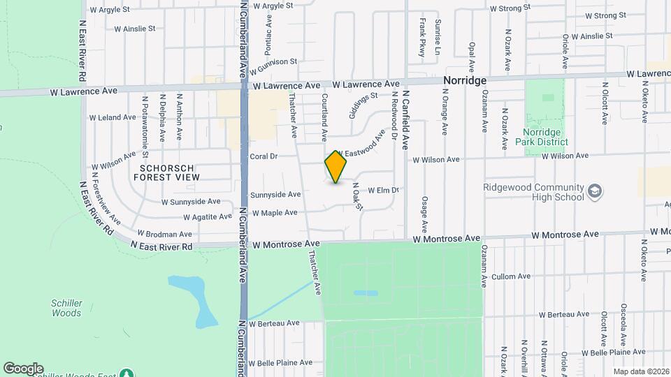 8129 W Courtland Ave Map and Location Details