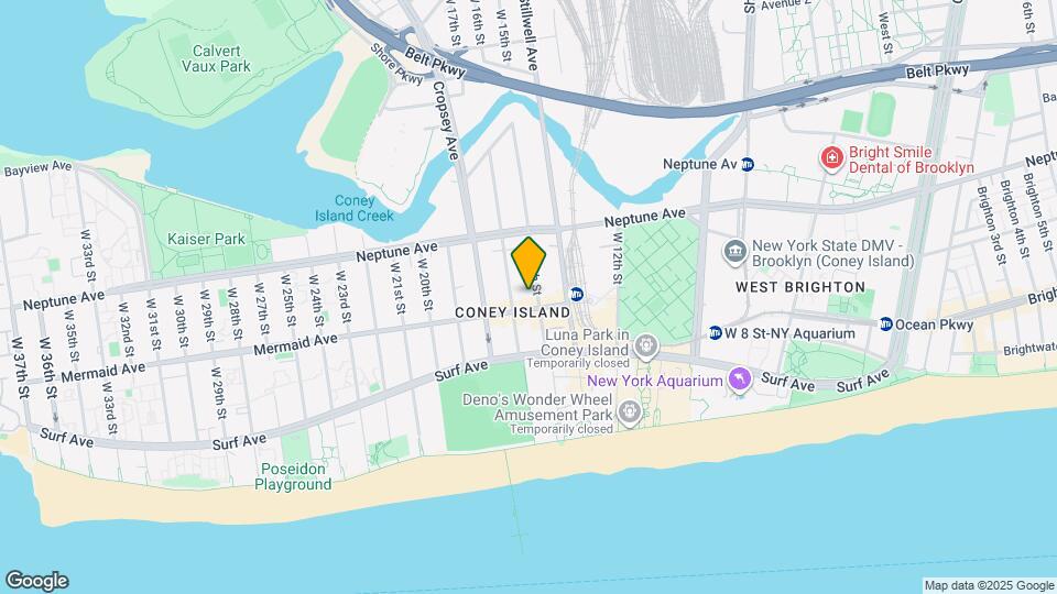 2882 W 15th St Map and Location Details