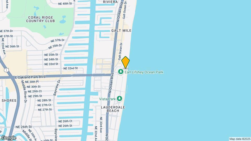 3200 N Ocean Blvd Map and Location Details