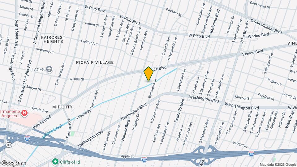 1712 Ridgeley Dr Map and Location Details