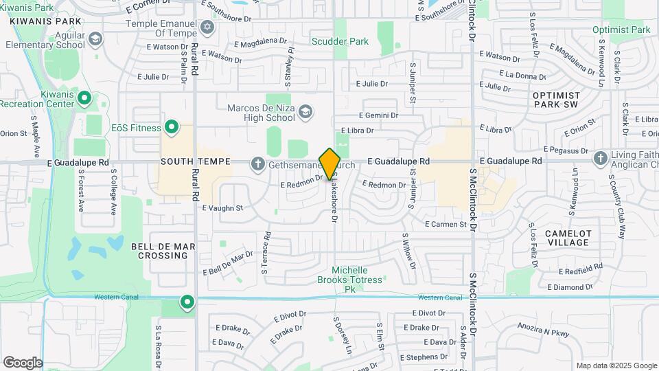 6514 S Lakeshore Dr Map and Location Details