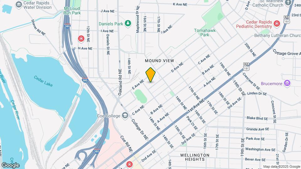1520 D Ave NE Mapa y Detalles de la Ubicación