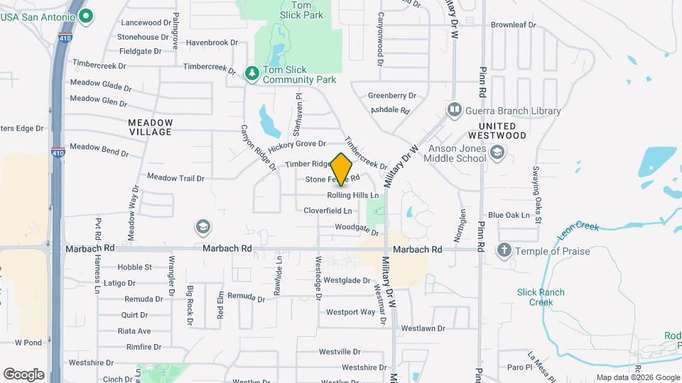 7131 Rolling Hills Ln Mapa y Detalles de la Ubicación