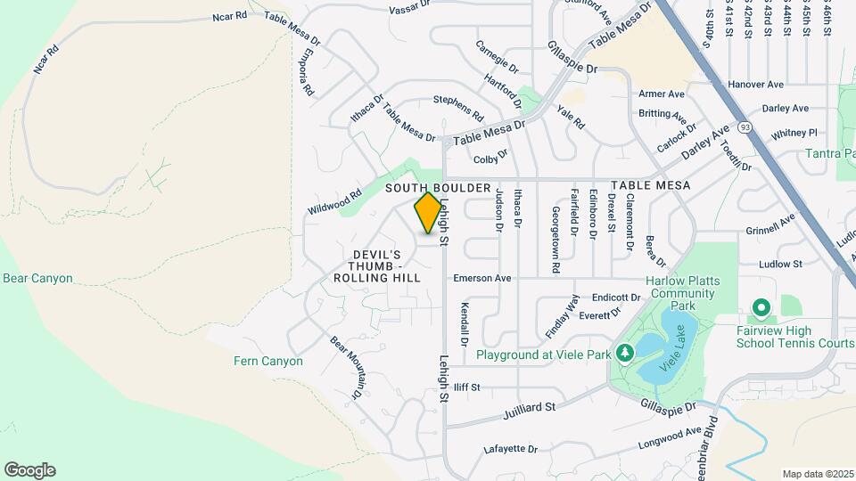 2545 Woodstock Pl Map and Location Details