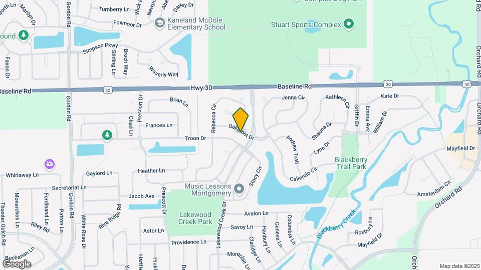 2803 Oakmont Dr Map and Location Details