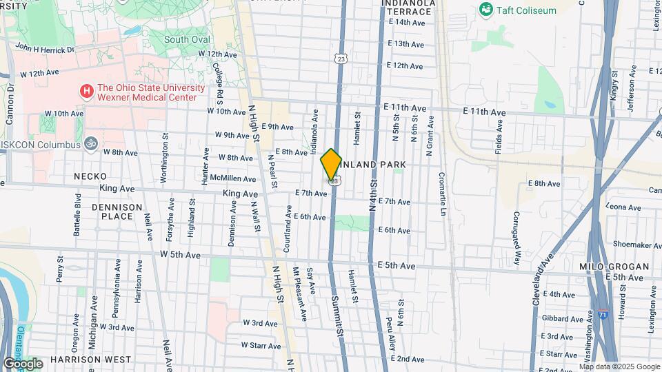 1359-1365 Summit St Map and Location Details