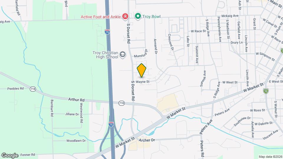 1565 Wayne St Map and Location Details