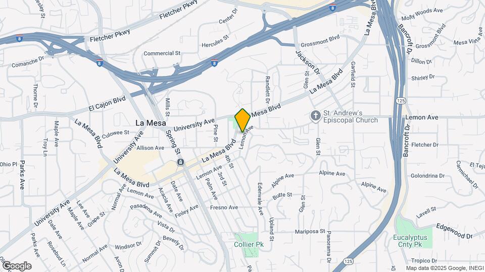 8454-56 Lemon Ave Map and Location Details